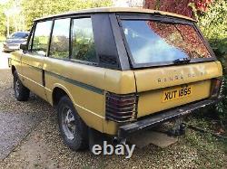 1978 Range Rover Suffix F classic 2 door