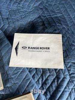 1990 RANGE ROVER OWNERS MANUAL SET COUNTY CLASSIC Land Rover Tan
