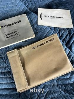 1990 RANGE ROVER OWNERS MANUAL SET COUNTY CLASSIC Land Rover Tan