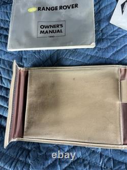1990 RANGE ROVER OWNERS MANUAL SET COUNTY CLASSIC Land Rover Tan