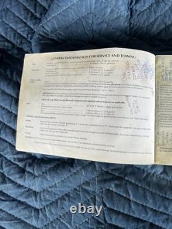 1990 RANGE ROVER OWNERS MANUAL SET COUNTY CLASSIC Land Rover Tan