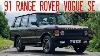 1991 Range Rover Vogue Se Goes For A Drive
