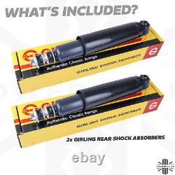 2x Rear Shock Absorbers for Range Rover Classic Pair Girling up to 1989