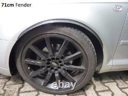 2x Wheel Thread Carbon Opt Side Sills 120cm for Ford Escort Classic Estate Anl