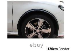 2x Wheel Thread Carbon Opt Side Sills 120cm for Vauxhall Astra F Classic Caravan