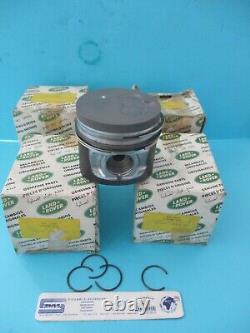 4 Original Pistons for Range Rover Classic 2.5 TD VM RTC6646 Sivar