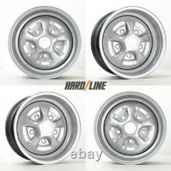 4 x 16 x 7 Steel Wheels fits Range Rover Classic Hardline RSR 5x165.1 ET8
