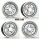 4 x 16 x 7 Steel Wheels fits Range Rover Classic Hardline RSR 5x165.1 ET8