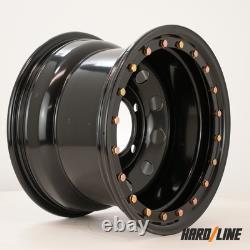 4x 16 x 10 steel wheels fit Range Rover Classic Beadlock style 5x165.1 ET-32