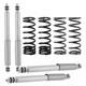 Air to coil Conversion Kit for Land Rover Discovery 1 2'' lift Shock springs