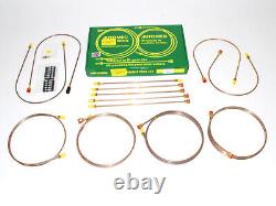 BRITPART Ready Made Brake Pipe Set Hose Line Fits Range Rover MK1 Classic DA7423