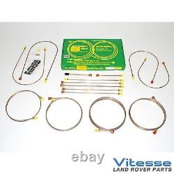 BRITPART Ready Made Brake Pipe Set Hose Line Fits Range Rover MK1 Classic DA7424