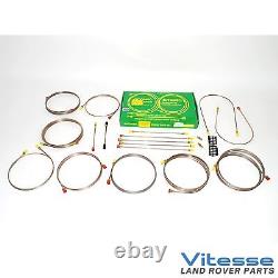 BRITPART Ready Made Brake Pipe Set Hose Line Fits Range Rover MK1 Classic DA7425