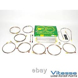 BRITPART Ready Made Brake Pipe Set Hose Line Fits Range Rover MK1 Classic DA7426