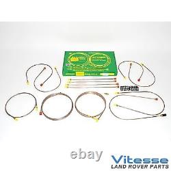 BRITPART Ready Made Brake Pipe Set Hose Line Fits Range Rover MK1 Classic DA7435