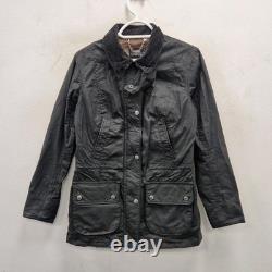 Barbour X Land Range Rover Templates Wax Waterproof Country Coat Jacket UK 10