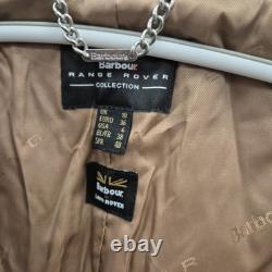 Barbour X Land Range Rover Templates Wax Waterproof Country Coat Jacket UK 10