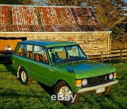 Barn Find 1973 Range Rover Classic Suffix B Lincoln Green