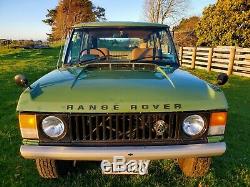 Barn Find 1973 Range Rover Classic Suffix B Lincoln Green