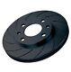 Black Diamond 12 GRV Front Discs for Range Rover Classic 2.5TD ABS 9/9410/95