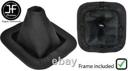 Black Stitch Leather Hi Low Gear+plastic Frame For Range Rover Classic 89-94