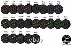 Black Stitch Leather Hi Low Gear+plastic Frame For Range Rover Classic 89-94