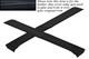 Blue Stitching Fits Range Rover Classic 2x Windscreen Pillar Leather Covers Only