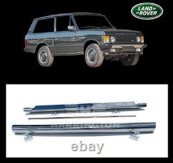 Brand new Range Rover Classic stainless steel bumpers