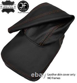 Brown Stitch Top Grain Real Leather Gear Gaiter Fits Range Rover Classic 74-81