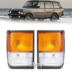 Corner Lamps New For Land Rover Range Rover Classic 1987-1995 Clear FN