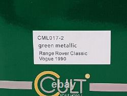 Cult Models Range Rover Classic Vogue Metallic Green 1-18 Scale Cml017-2