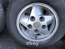 Discovery 1 5x Genuine 205/80/16 Alloy Wheels Tyres Range Rover Classic