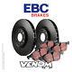 EBC Rear Brake Kit Discs & Pads for Land Rover Range Rover Classic 3.5 70-85