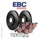 EBC Rear Brake Kit Discs & Pads for Land Rover Range Rover Classic 4.2 92-94