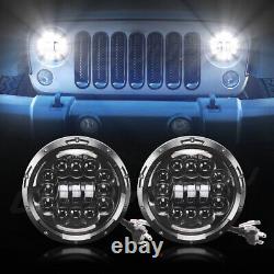 For Land Rover Range Rover County Classic Sport Utility4-Door95 7Inch Round DRL