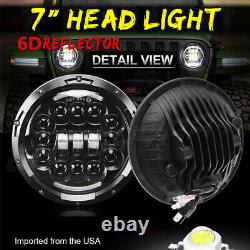 For Land Rover Range Rover County Classic Sport Utility4-Door95 7Inch Round DRL