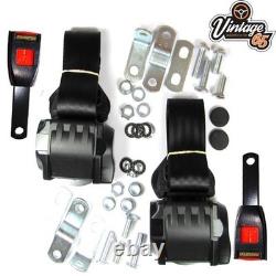 Front Seat Belt Kit Pair Fully Automatic Approved Fits Range Rover Classic P38
