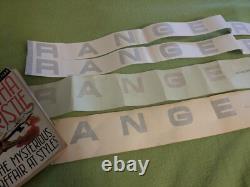 GENUINE Range Rover Classic Decals Bonnet & Tailgate SILVER