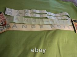 GENUINE Range Rover Classic Decals Bonnet & Tailgate SILVER