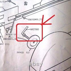 Gen. Range Rover Classic Land 90 110 Locking Handle Spare Wheel NRC7080 MXC5231