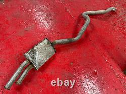 Genuine Range Rover Classic Early 3.5 V8 Exhaust Tail Pipe & Silencer Twin Exit