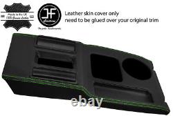 Green Stitch Centre Console Real Leather Cover Fits Range Rover Classic Early