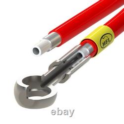 HEL STAINLESS BRAKE HOSES FIT Land Rover Range Rover Classic All Models 9496