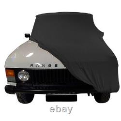 Indoor car cover fits Land Rover Range Rover Classic Bespoke Black GARAGE COVER