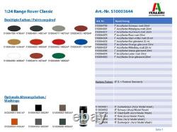 Italeri 1/24 Scale Range Rover Classic Plastic Model Kit (It3644) With Japanese