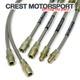 LAND ROVER Range Rover Classic 7/91-96 BLACK DIAMOND Brake Hoses DHK379