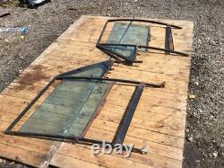 Land Range Rover Classic 2 Door Side Glass Window Screen Top Frames + 1/4 Lights
