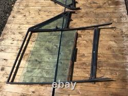 Land Range Rover Classic 2 Door Side Glass Window Screen Top Frames + 1/4 Lights