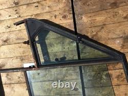 Land Range Rover Classic 2 Door Side Glass Window Screen Top Frames + 1/4 Lights