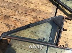 Land Range Rover Classic 2 Door Side Glass Window Screen Top Frames + 1/4 Lights
